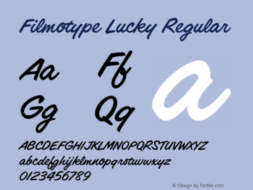 Filmotype Lucky