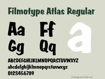 Filmotype Atlas