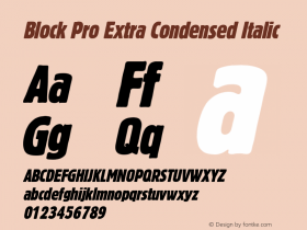 Block Pro Extra Condensed