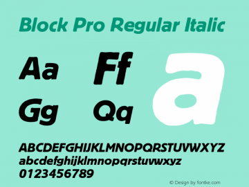 Block Pro Regular