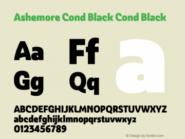 Ashemore Cond Black