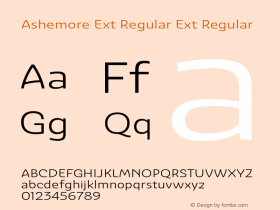 Ashemore Ext Regular