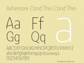 Ashemore Cond Thin