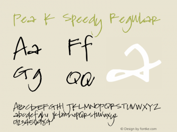 Pea K Speedy