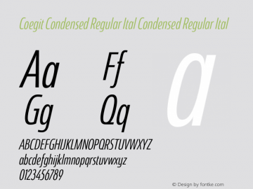 Coegit Condensed Regular Ital