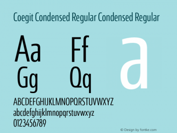 Coegit Condensed Regular