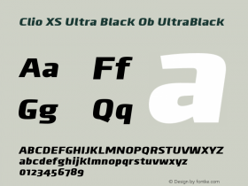 Clio XS Ultra Black Ob