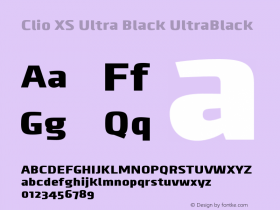 Clio XS Ultra Black