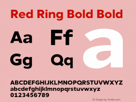 Red Ring Bold