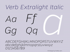 Verb Extralight