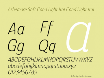 Ashemore Soft Cond Light Ital