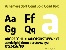 Ashemore Soft Cond Bold