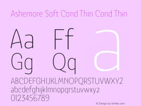 Ashemore Soft Cond Thin