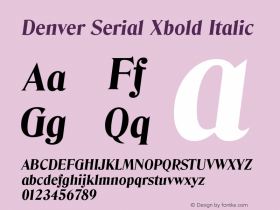 Denver Serial Xbold