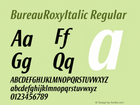 BureauRoxyItalic