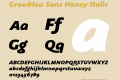 Graublau Sans Heavy