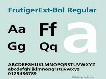 FrutigerExt-Bol