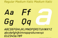 Regular Medium Italic