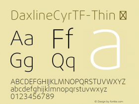 DaxlineCyrTF-Thin