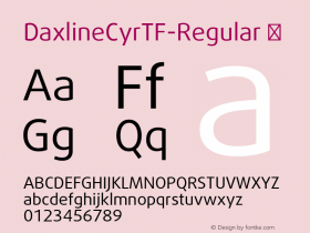 DaxlineCyrTF-Regular