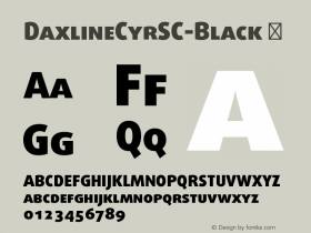DaxlineCyrSC-Black