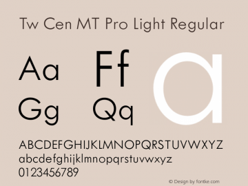 Tw Cen MT-Font Family Search-Fontke.com