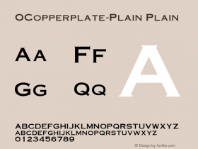 OCopperplate-Plain