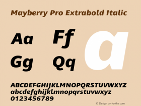 Mayberry Pro Extrabold