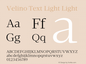 Velino Text Light