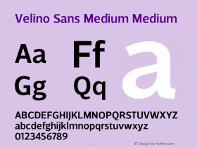 Velino Sans Medium