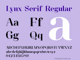 Lynx Serif