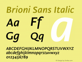 Brioni Sans