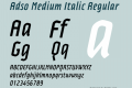 Adso Medium Italic