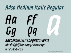 Adso Medium Italic