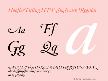 HoeflerTitling HTF-SmSwash