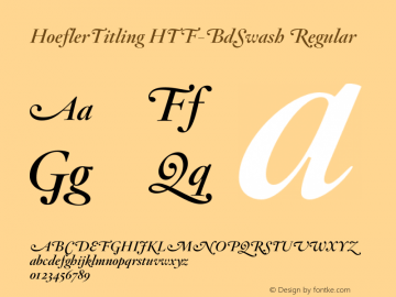 HoeflerTitling HTF-BdSwash