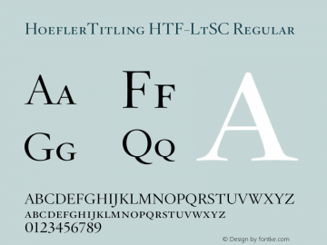 HoeflerTitling HTF-LtSC