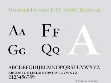 HoeflerTitling HTF-SmSC