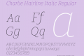 Charlie Hairline Italic