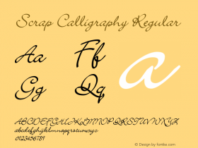 Scrap Calligraphy