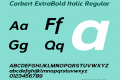 Corbert ExtraBold Italic