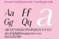 Grenale Cond Regular Italic