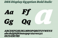 DE6 Display Egyptian Bold