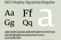 DE3 Display Egyptian