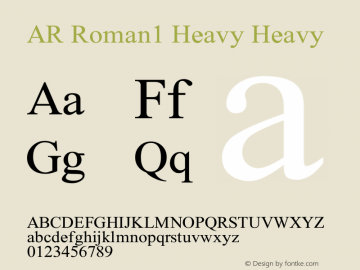 AR Roman1 Heavy