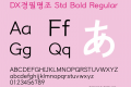 DX경필명조 Std Bold