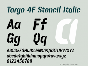 Targo 4F Stencil