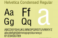 Helvetica Condensed