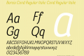 Barcis Cond Regular Italic