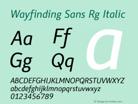 Wayfinding Sans Rg